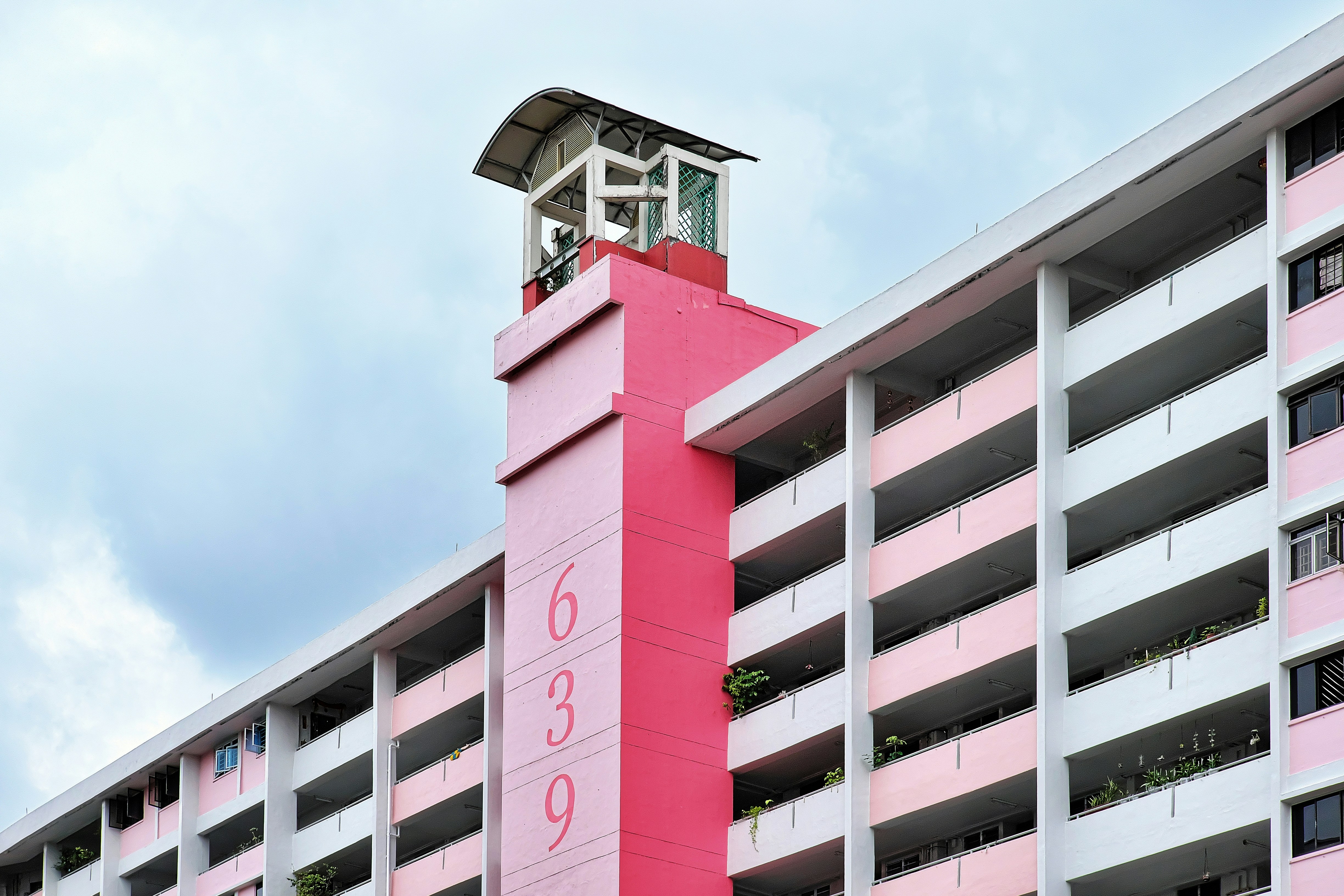 a building with a tower